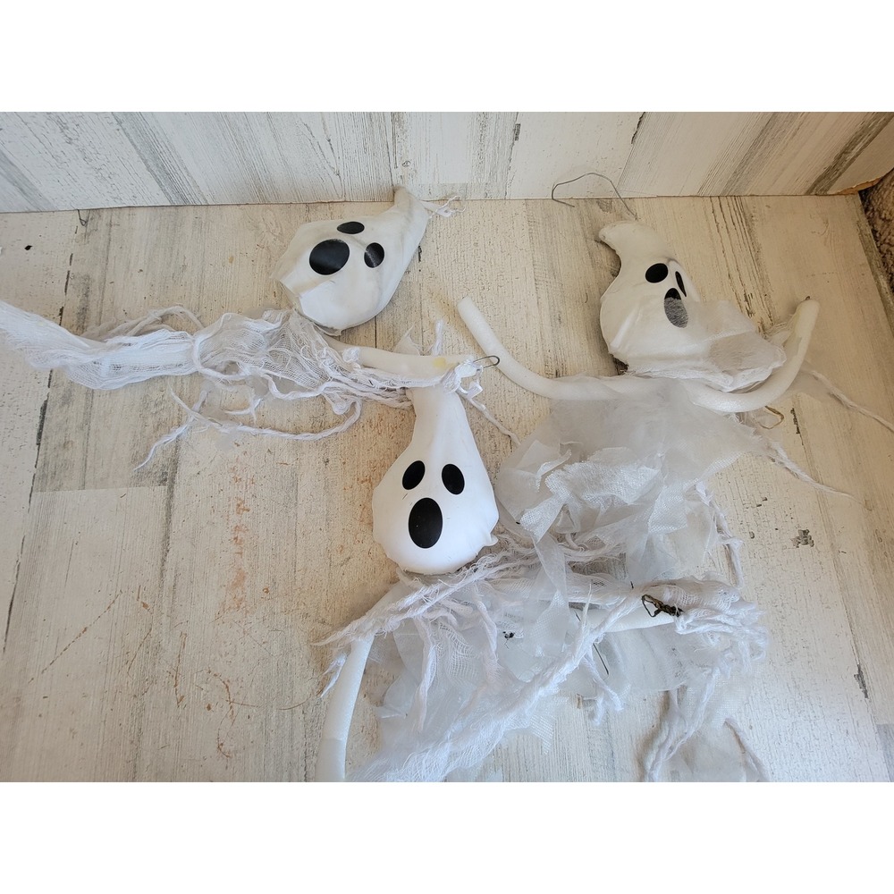Hanging spooky vintage ghost set Halloween unique home decor figure set